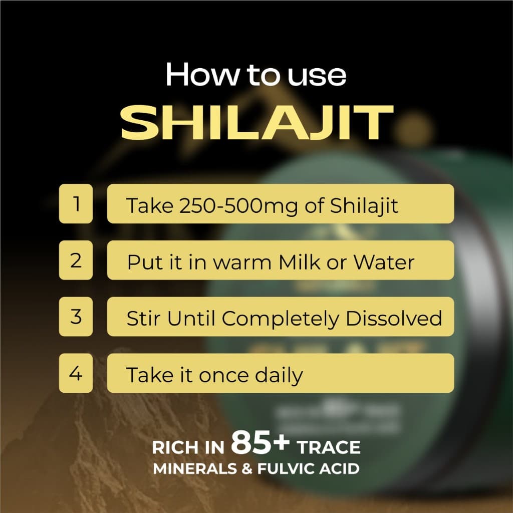 How to take Himala Naturals shilajit